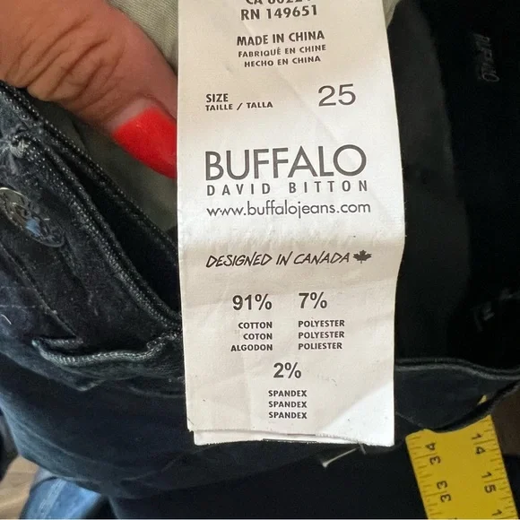 BUFFALO David Bitton Women's Queen mid rise bootcut jeans25